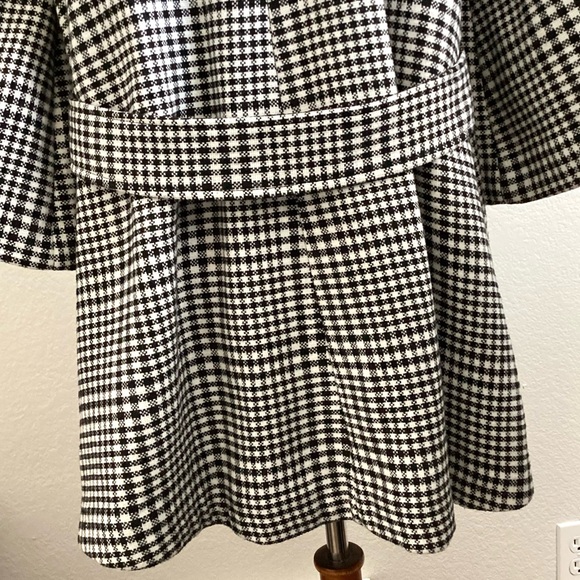 \H&M\ Houndstooth Draping Coat - Picture 12 of 16